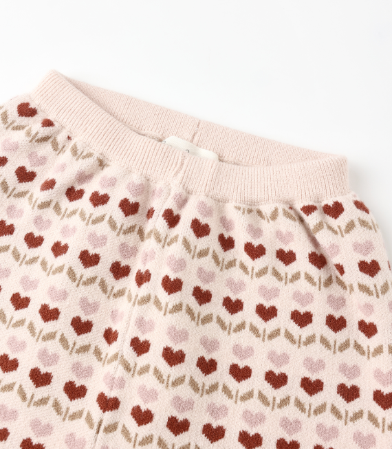 Rylee + Cru - Knit Pant || Ruby Hearts