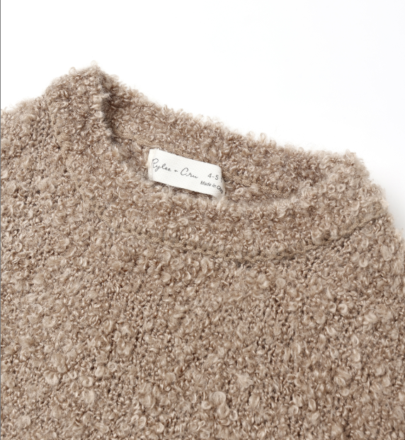 Rylee + Cru - Aspen Sweater || Toffee Boucle