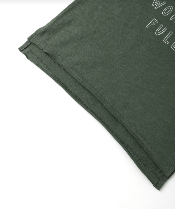 Rylee + Cru - Raw Edge Long Sleeve Tee || Life is Wonder Full