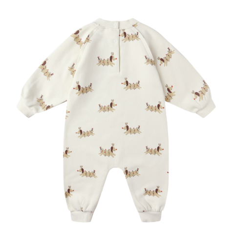 Rylee + Cru - Raglan Jumpsuit || Christmas Dogs
