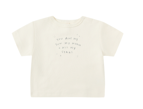 Quincy Mae - Boxy Tee & Drawstring Pant Set || Sun, Moon & Stars
