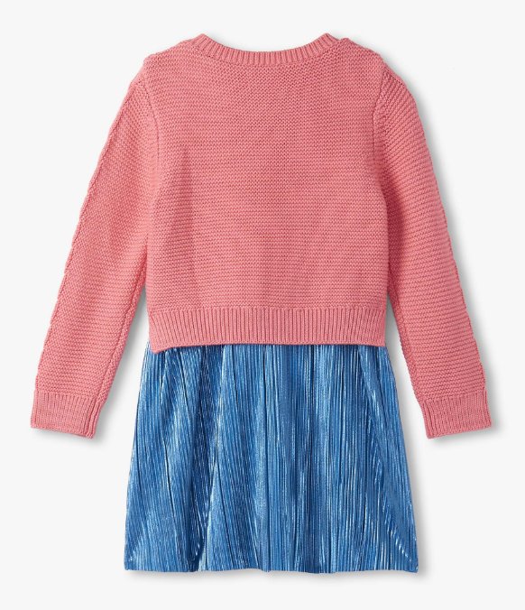 Hatley - Flamingo Pink Mix Media Dress