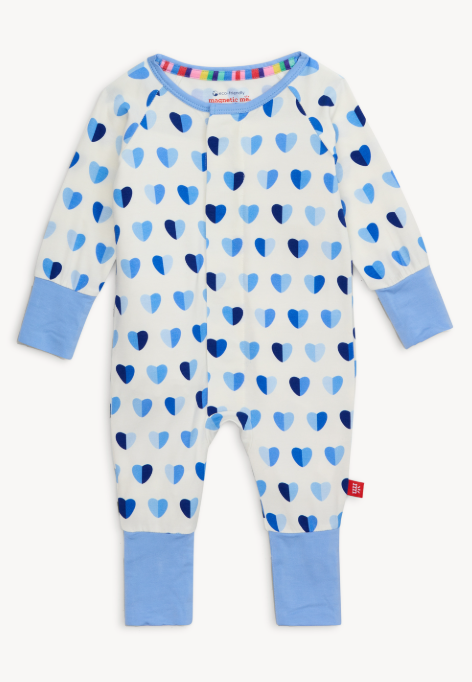 Magnetic Me - Blue XOXO Modal Convertible Coverall