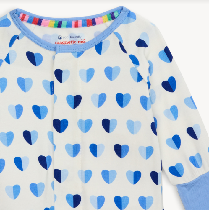 Magnetic Me - Blue XOXO Modal Convertible Coverall