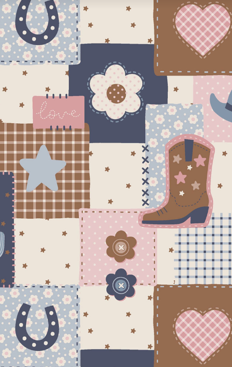 Angel Dear - Patchwork Cowgirl - Knot Headband