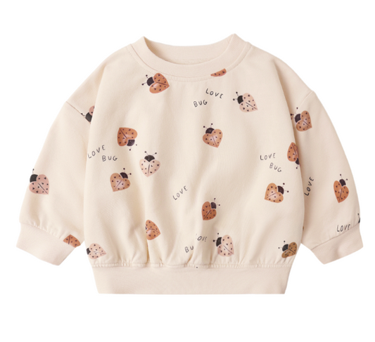 Quincy Mae - Relaxed Sweatshirt || Love Bug