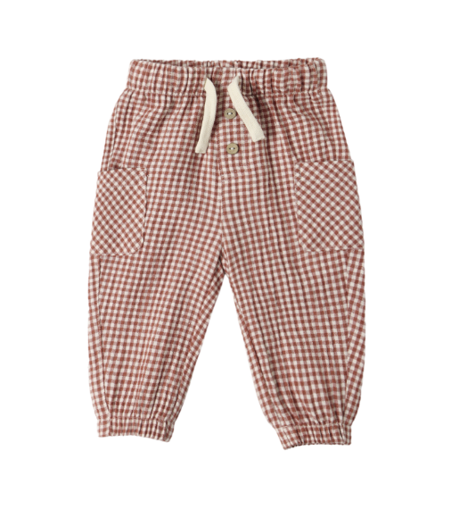 Quincy Mae - Luca Pant || Red Gingham