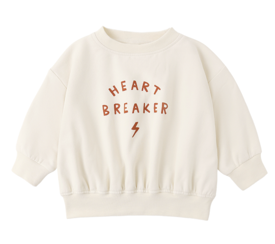 Quincy Mae - Relaxed Sweatshirt || Heart Breaker