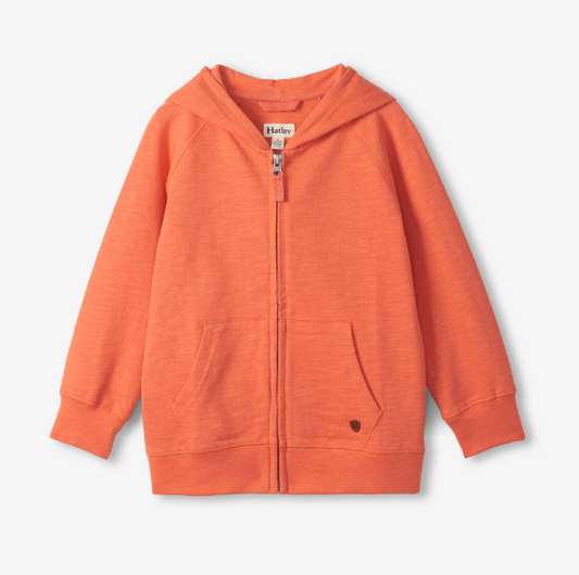 Hatley - Full Zip Hoodie - Flamingo