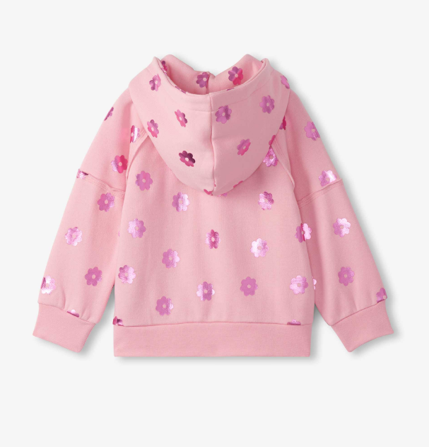Hatley - Raw Edge Hoodie - Blossom Floral Foil