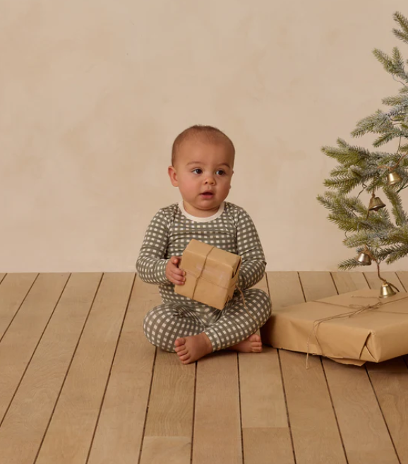 Quincy Mae - Bamboo Pajama Set || Forest Check