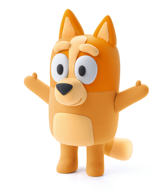 Fat Brain Toys - Hey Clay Bluey & Friends Assortment