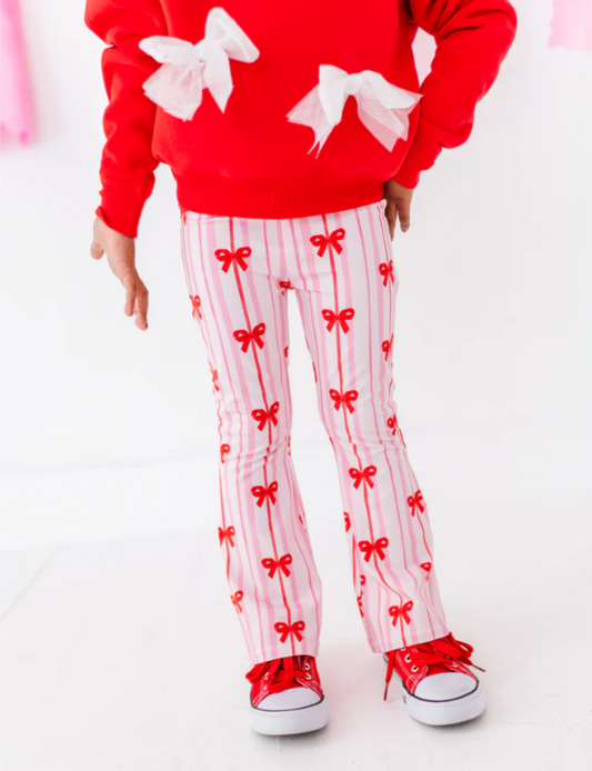 Birdie Bean - Ruby Ribbons Bamboo Cotton Pants