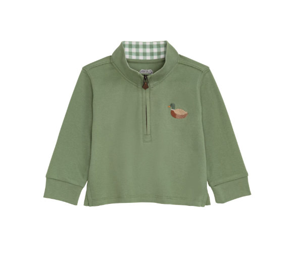 Mudpie - Mallard Quarter Zip Sweater