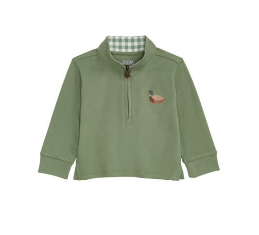 Mudpie - Mallard Quarter Zip Sweater