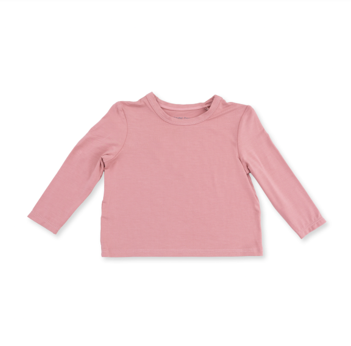 Angel Dear - Solid Rose Tan Long Sleeve Shirt