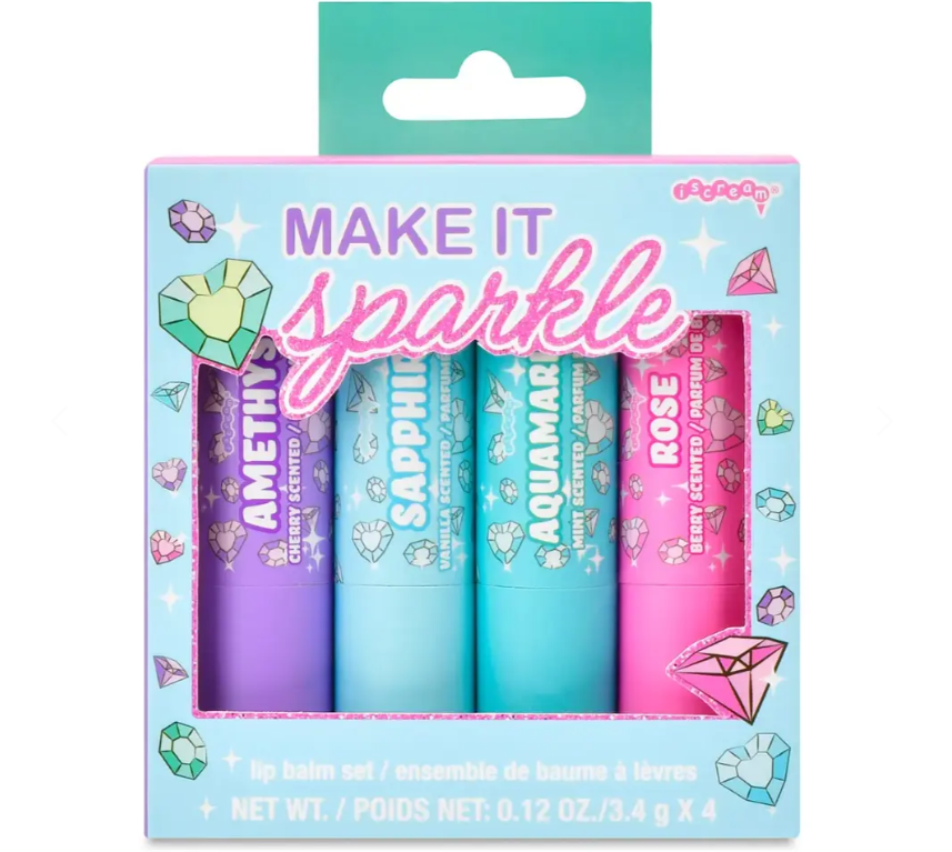 Iscream Make It Sparkle Lip Balm Set