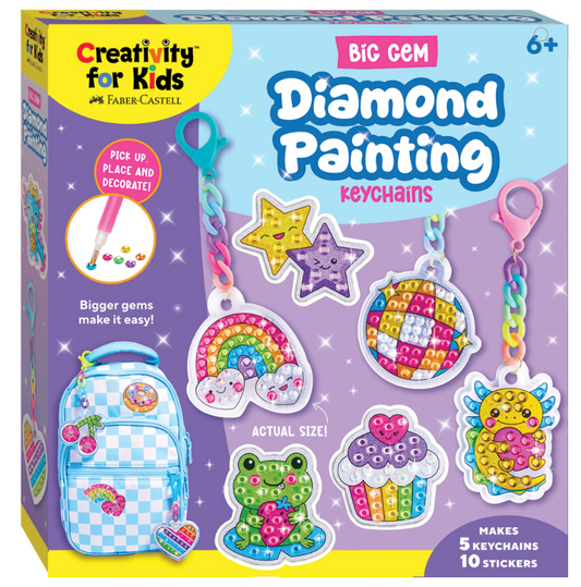 Faber-Castell Big Gem Diamond Painting Keychains