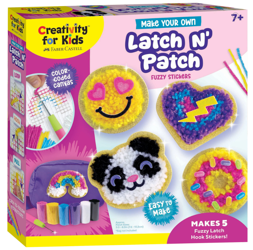 Faber-Castell Make Your Own Latch N' Patch Fuzzy Stickers