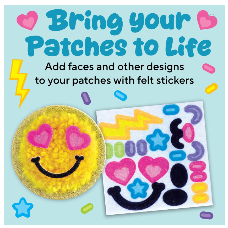Faber-Castell Make Your Own Latch N' Patch Fuzzy Stickers