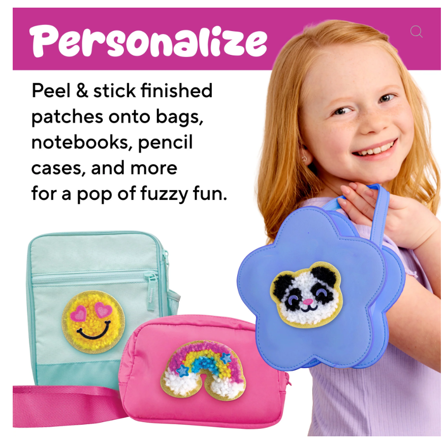 Faber-Castell Make Your Own Latch N' Patch Fuzzy Stickers