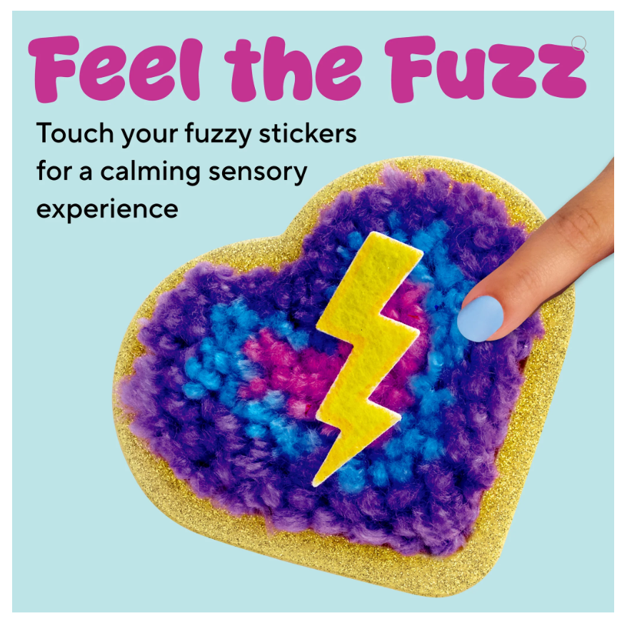 Faber-Castell Make Your Own Latch N' Patch Fuzzy Stickers