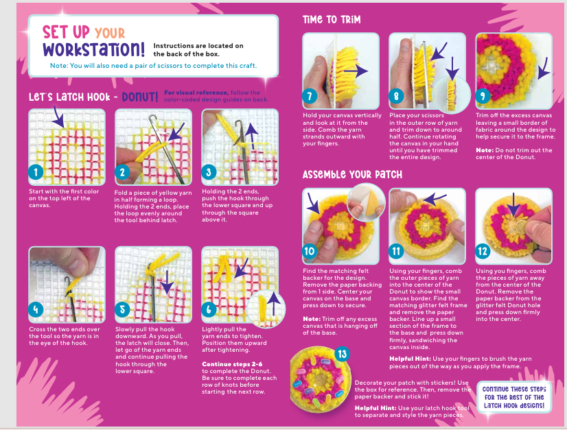 Faber-Castell Make Your Own Latch N' Patch Fuzzy Stickers