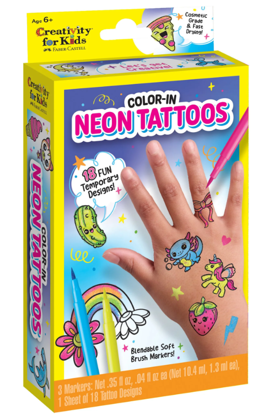 Faber-Castell - Color in Neon Tattoos