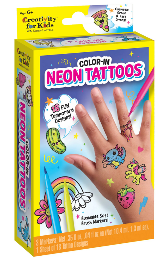 Faber-Castell - Color in Neon Tattoos