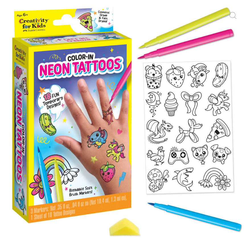 Faber-Castell - Color in Neon Tattoos