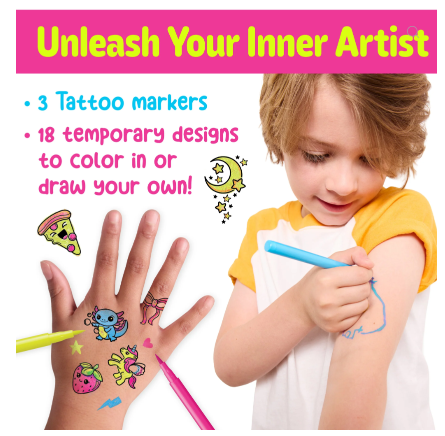 Faber-Castell - Color in Neon Tattoos