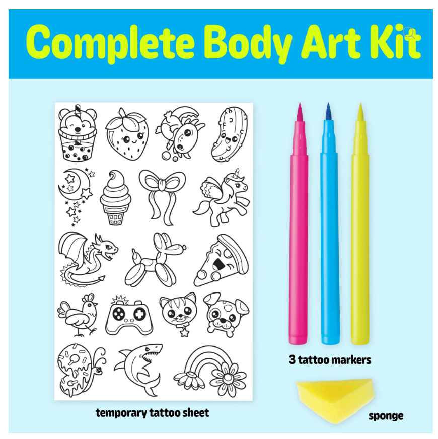 Faber-Castell - Color in Neon Tattoos