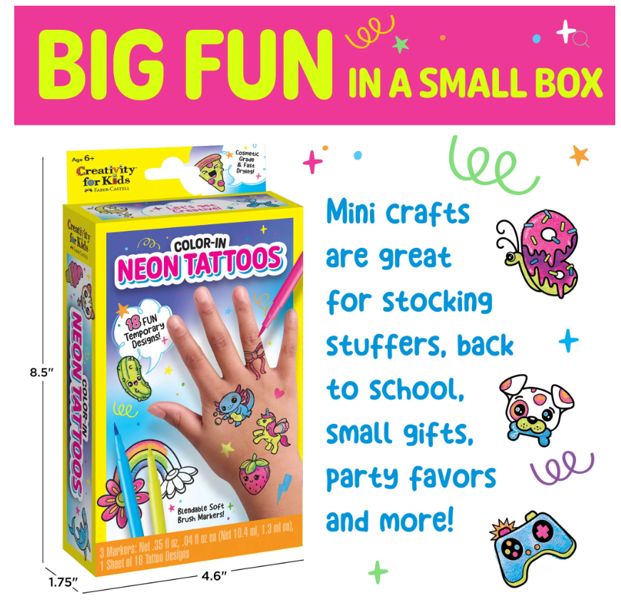 Faber-Castell - Color in Neon Tattoos