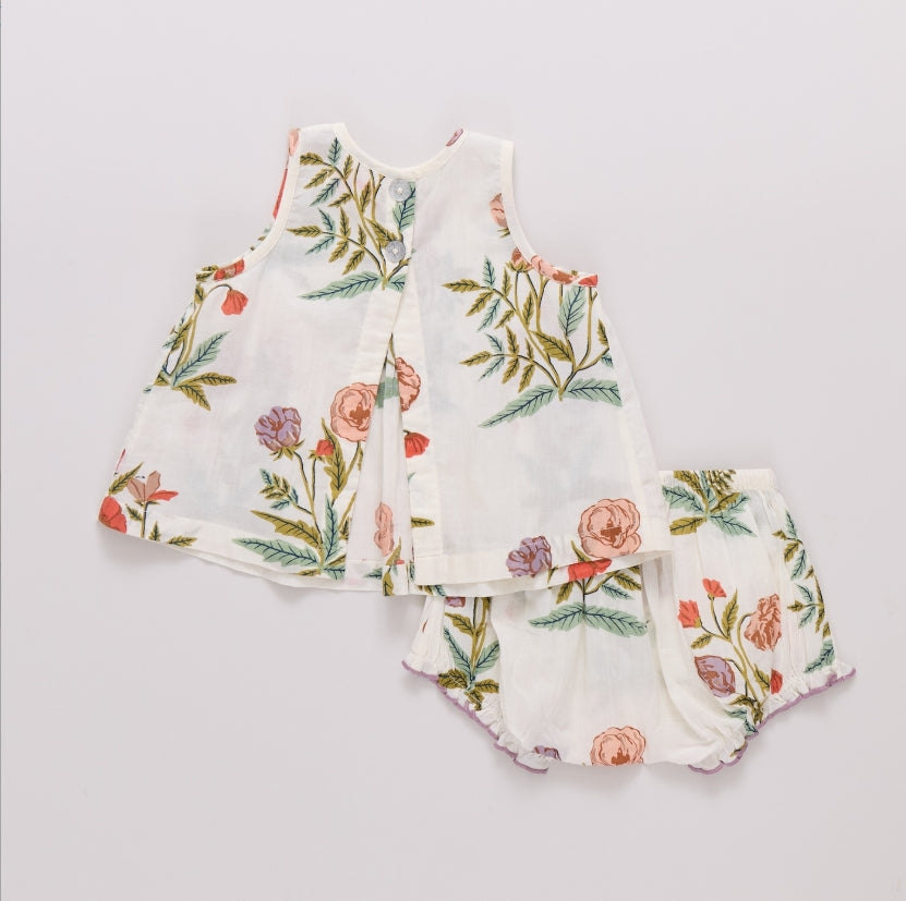 Pink Chicken - Jaipur Two-Piece Set - Rosewick Poppy