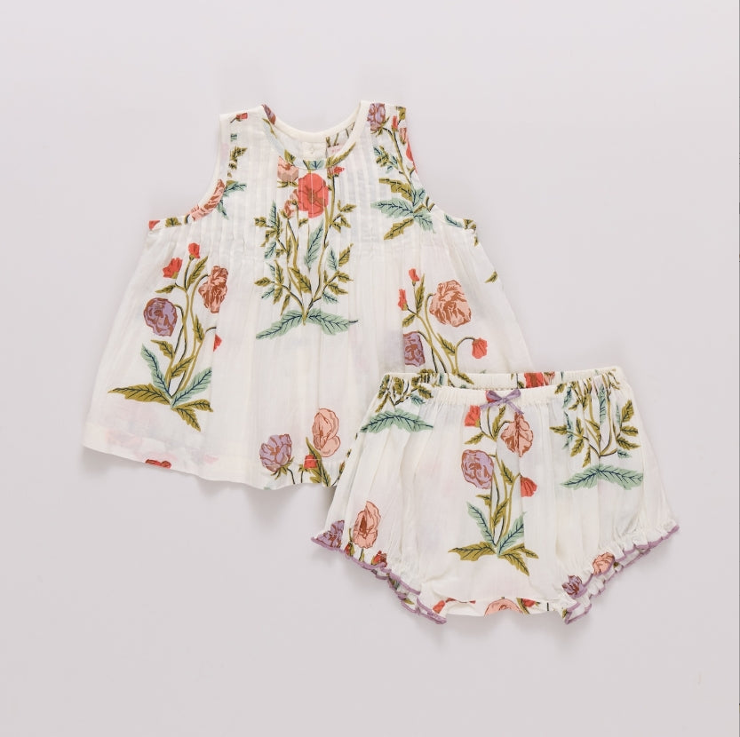 Pink Chicken - Jaipur Two-Piece Set - Rosewick Poppy