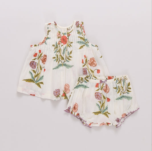 Pink Chicken - Jaipur Two-Piece Set - Rosewick Poppy