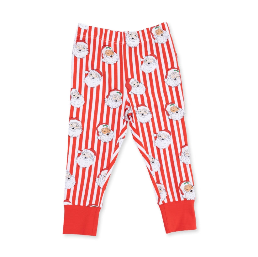 Angel Dear - Vintage Santa Stripe L/S Loungewear Set