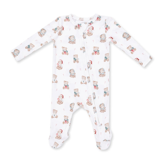 Angel Dear - Christmas Teddy Bears Uni 2 Way Zipper Footie