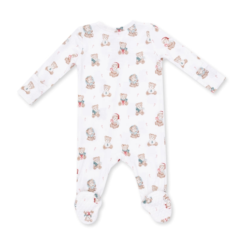 Angel Dear - Christmas Teddy Bears Uni 2 Way Zipper Footie