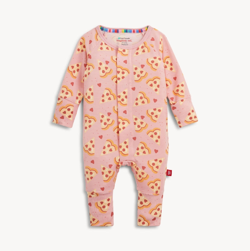 Magnetic Me - Pizza My Heart Pink Modal Convertible Coverall