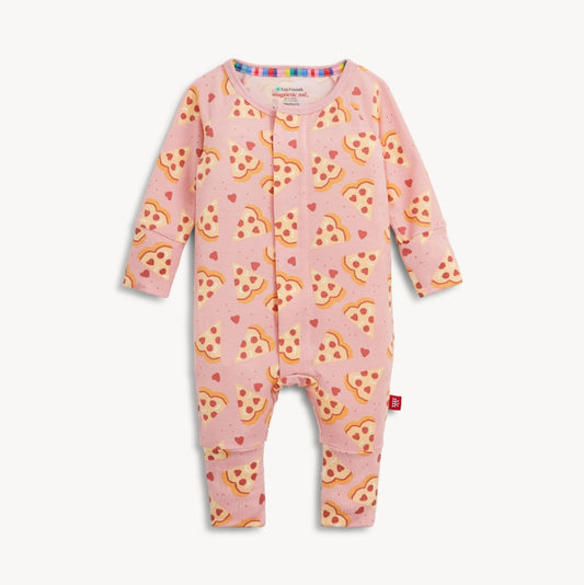 Magnetic Me - Pizza My Heart Pink Modal Convertible Coverall
