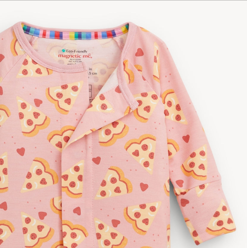 Magnetic Me - Pizza My Heart Pink Modal Convertible Coverall