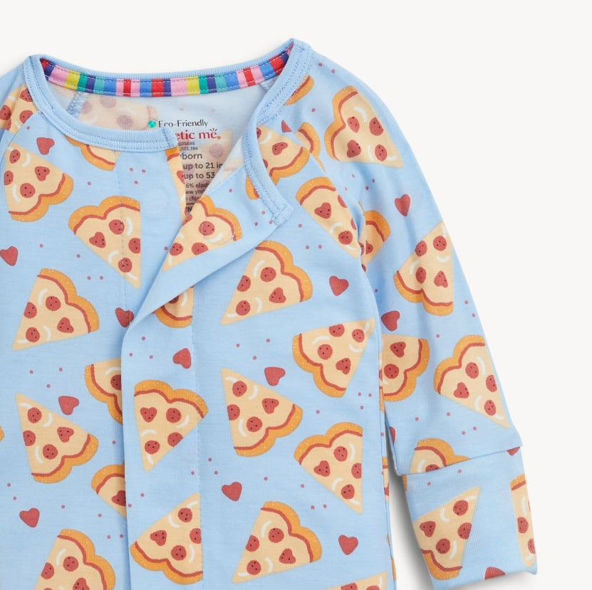 Magnetic Me - Pizza My Heart Blue Modal Convertible Coverall