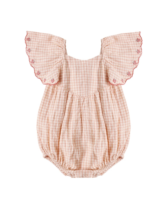 Rylee + Cru - Roxy Romper || Petal Gingham