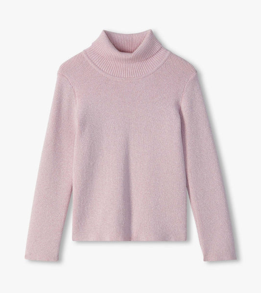 Hatley - Pink Glitter Turtleneck