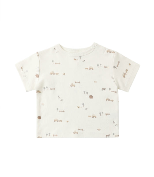 Quincy Mae - Boxy Tee || Farm