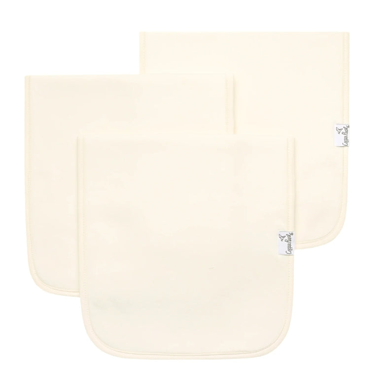 Copper Pearl - Cru Burp Cloth Set (3-Pack)