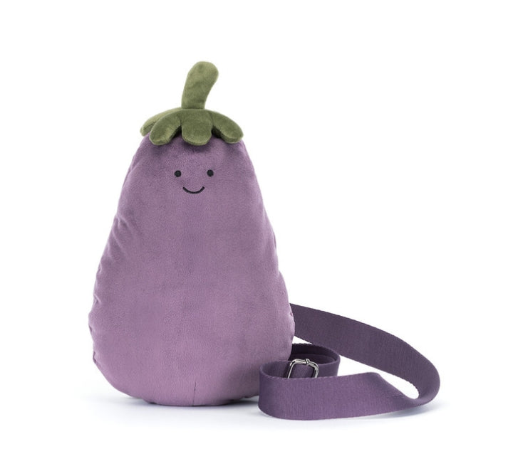 Jellycat - Amuseables Aubergine Eggplant Bum Bag (limit 1)
