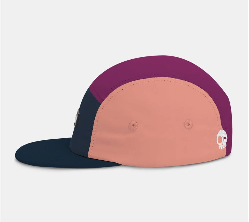 Headster Kids - Runner Five Panel Hat - Raspberry Fields