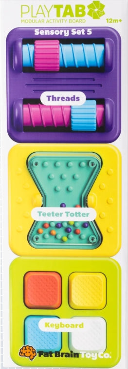 Fat Brain Toys - PlayTab Sensory Tile Set 5